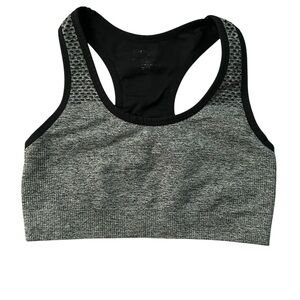 Bebe Gray & Black Women's Sports Bra Size‎ Small